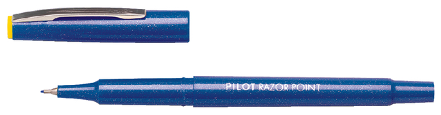 Fineliner PILOT Razor Point fijn blauw Fineliner PILOT Razor Point fijn blauw