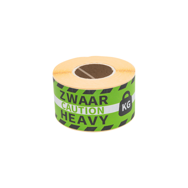 Waarschuwingsetiket Rillprint heavy 46x125mm groen 250 stuks Waarschuwingsetiket Rillprint heavy 46x125mm groen 250 stuks