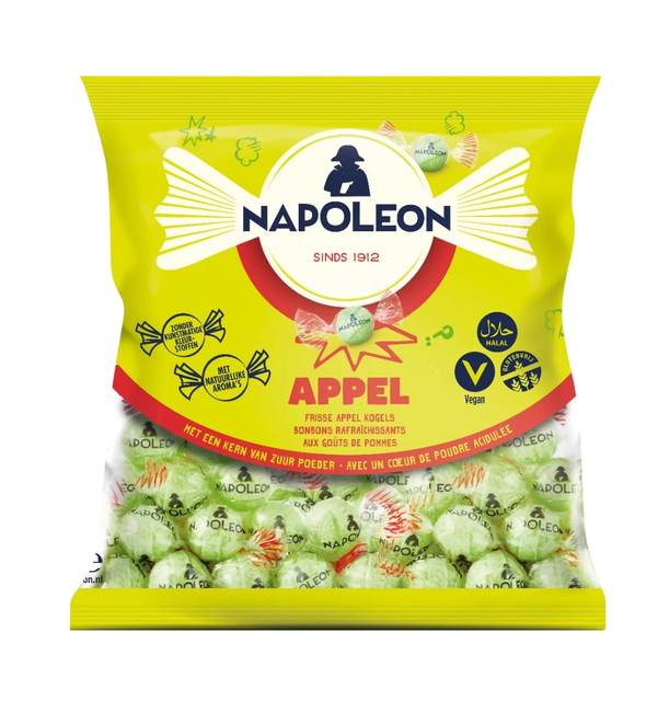 Snoep Napoleon appel zak 1kg Snoep Napoleon appel zak 1kg