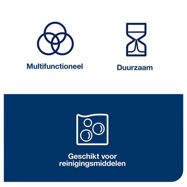 Reinigingsdoek Tork W8 Premium 1-laags 8x40 vel blauw 194450