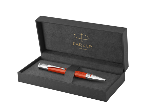 Balpen Parker Duofold Classic Vintage big lacquer red CT medium
