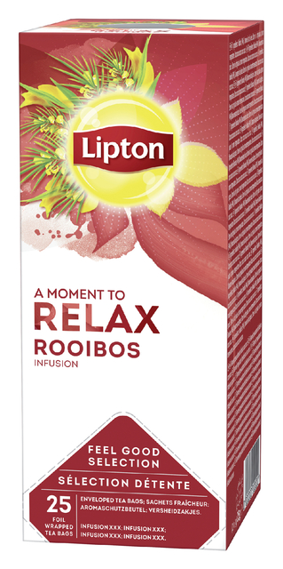 Thee Lipton Relax rooibos 25x1.5gr Thee Lipton Relax rooibos 25x1.5gr