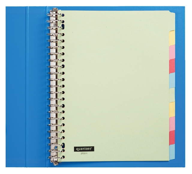 Tabbladen Quantore 23-gaats 10-delig assorti karton Tabbladen Quantore 23-gaats 10-delig assorti karton