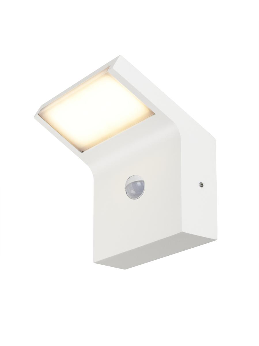 wandlamp, buitenlamp, witte lamp, led, bewegingssensor
