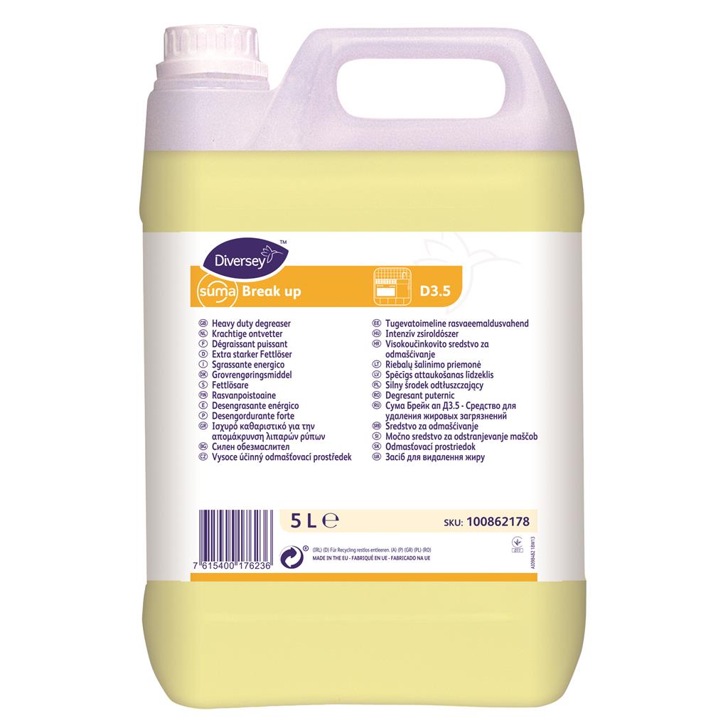Diversey Suma Break Up 5ltr. D3.5 Ontvetter doos 2x5ltr