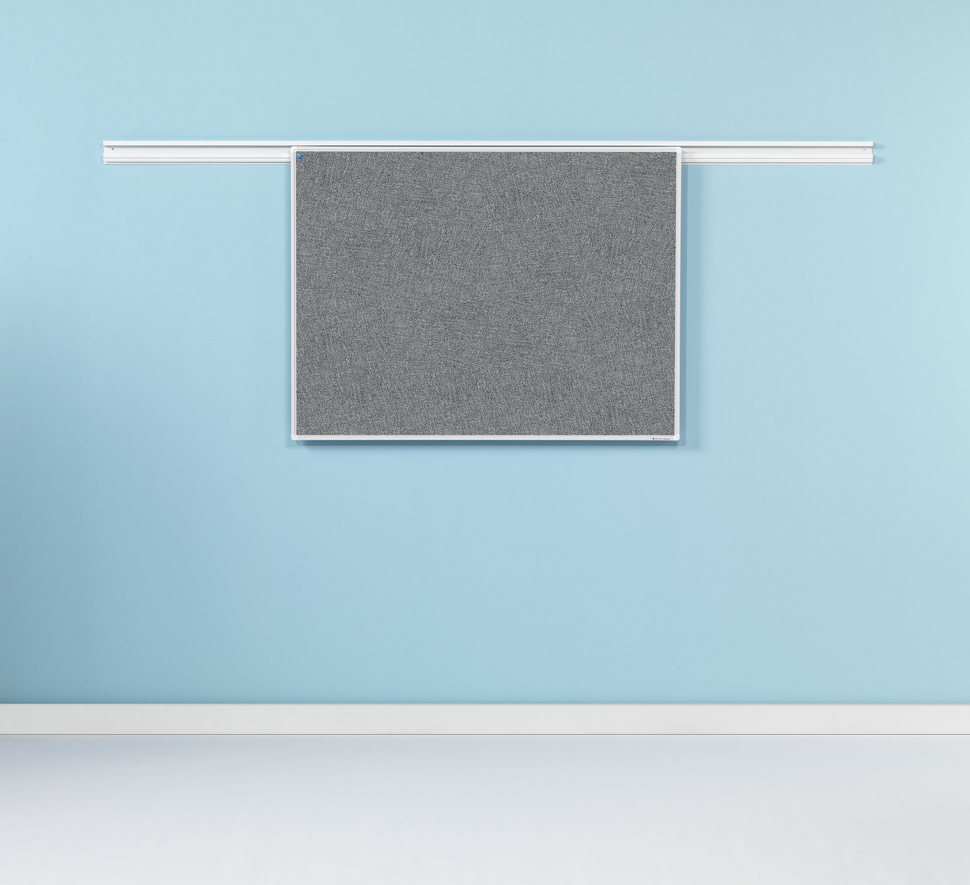 PartnerLine Rail prikbord Camira, AK019 - 90x180 cm
