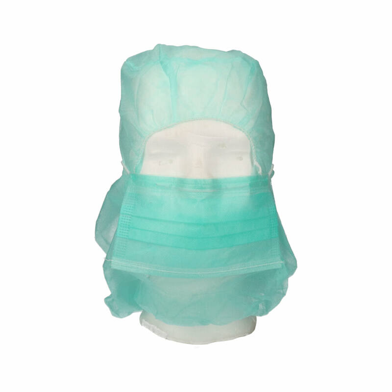 CMT Astrocap met Mondmasker Groen Onesize doos 10x50st