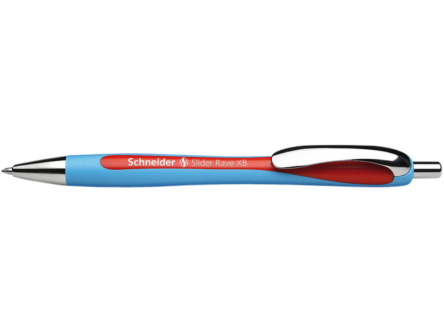 Balpen Schneider Slider Rave extra breed rood