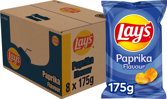 Chips Lay's paprika 175 gram Chips Lay's paprika 175 gram