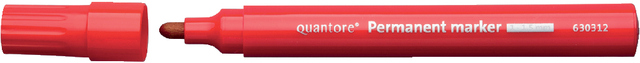 Permanent marker Quantore rond 1-1.5mm rood Permanent marker Quantore rond 1-1.5mm rood