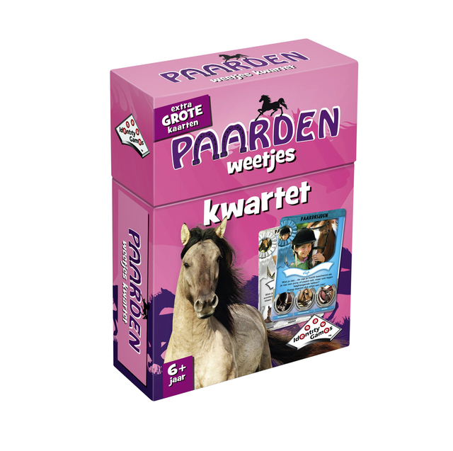 paarden, weetjes, kwartet, pony, spel