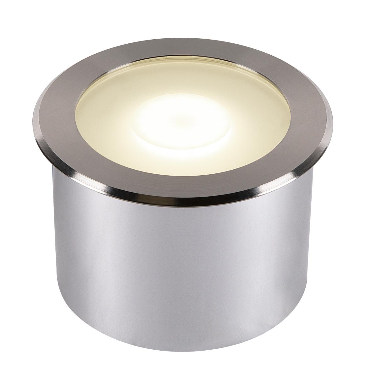 inbouwspot, LED, staal, ronde, spotlamp