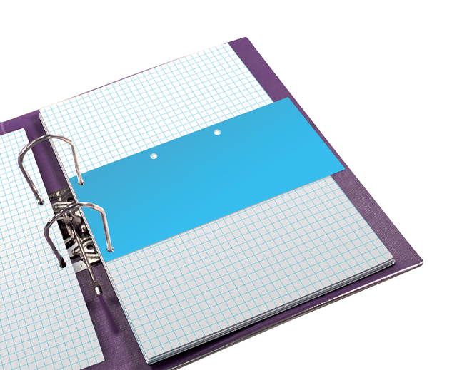 Scheidingsstrook Oxford Duo 240x105mm blauw 60 stuks