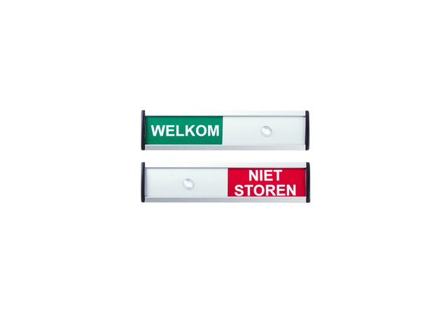 Infobord welkom/niet storen 125x30mm Infobord welkom/niet storen 125x30mm