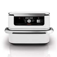 Ninja AF500EUWH Airfryer | Dubbele Mand | 10,4 Liter | Vrijstaand | 2470 Watt | Wit