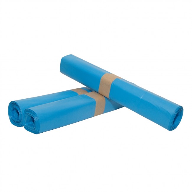 Afvalzak Powersterko Recy 65_28x140cm Blauw doos 15x10st