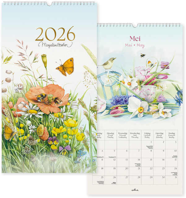 Maandkalender 2026 Marjolein Bastin L 1maand/1pagina Maandkalender 2026 Marjolein Bastin L 1maand/1pagina
