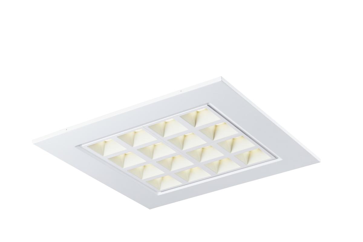 inbouw plafonddetect, LED plafondlamp, vierkante lamp, kokerlicht, dimbaar mogelijk
