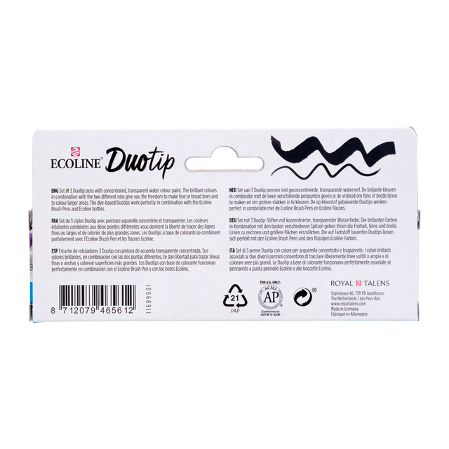 Duotip Talens Ecoline set à 3 stuks secundair