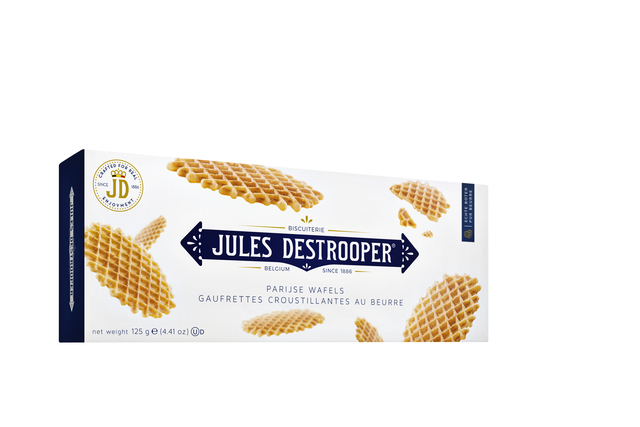 Parijse wafel Jules Destrooper 125gr Parijse wafel Jules Destrooper 125gr