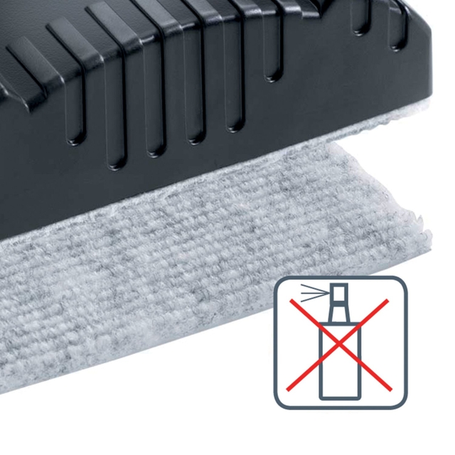 Whiteboardwisser Nobo magnetisch zwart