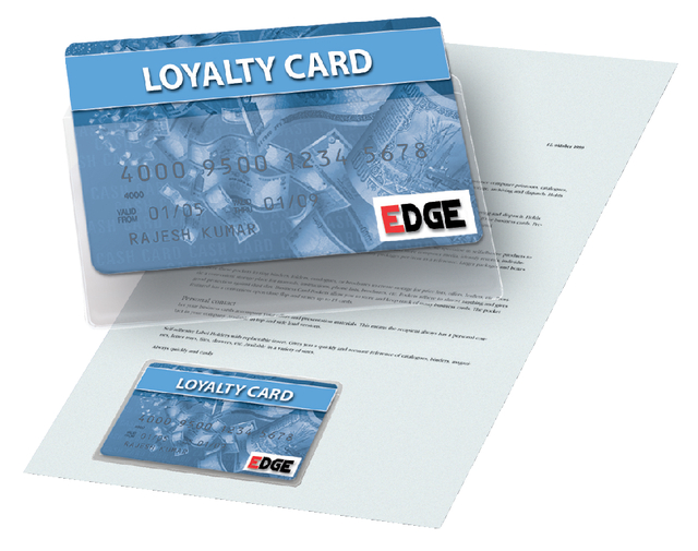 Visitekaarttas Djois 105x60mm zelfklevend bovenkant open transparant 100 stuks Visitekaarttas Djois 105x60mm zelfklevend bovenkant open transparant 100 stuks