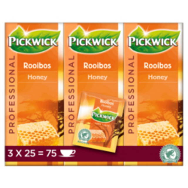 Thee Pickwick rooibos honey 25x1.5gr Thee Pickwick rooibos honey 25x1.5gr