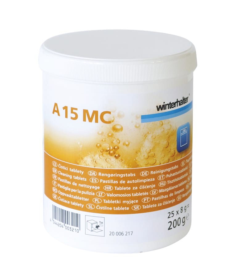 Winterhalter Reinigingstabs A15MC 25tabsx8gr doos a 10 pot