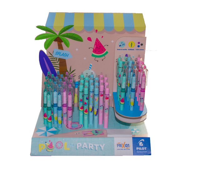 balpen, pennen, kleurig, poolparty, presentatie