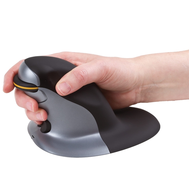 Ergonomische muis Fellowes Penguin draadloos medium