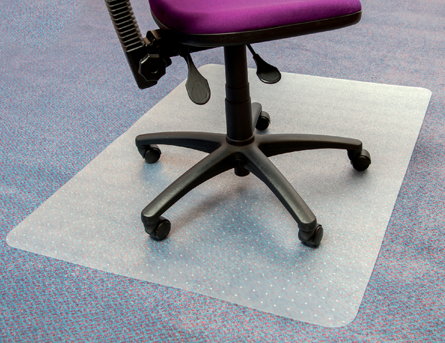 Stoelmat Floortex PVC 120x90cm voor zachte vloeren Stoelmat Floortex PVC 120x90cm voor zachte vloeren