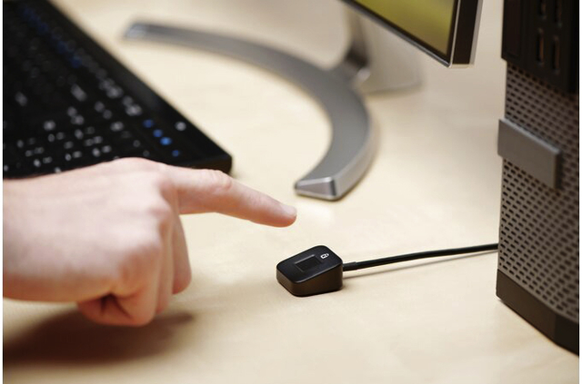 Fingerprint key Kensington verimark desktop