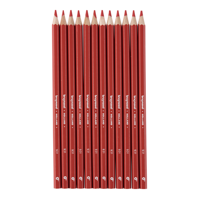 potloden, kleur rood, spitse punt, kunstvoorraad, hulpmiddel