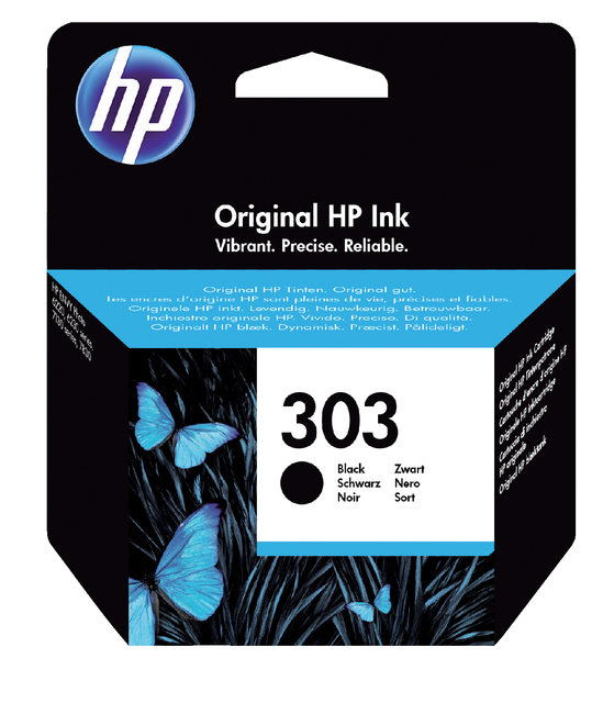 Inktcartridge HP T6N02AE 303 zwart Inktcartridge HP T6N02AE 303 zwart