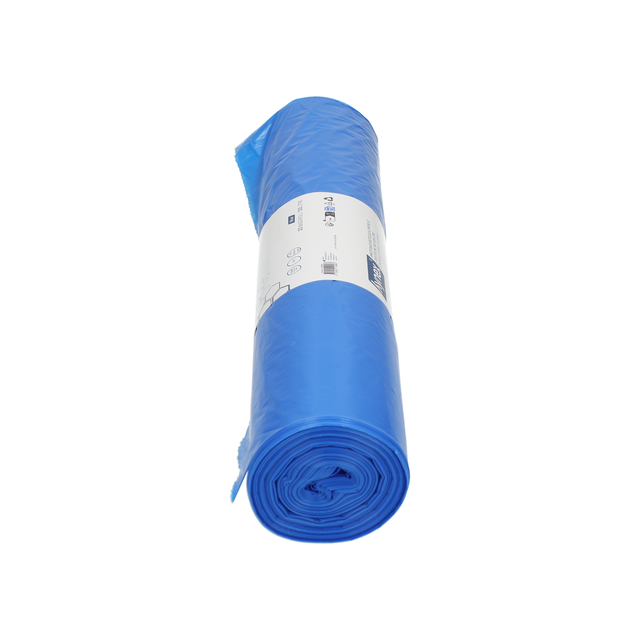 plastic, blauw, rol, afvalzakken, vuilzakken