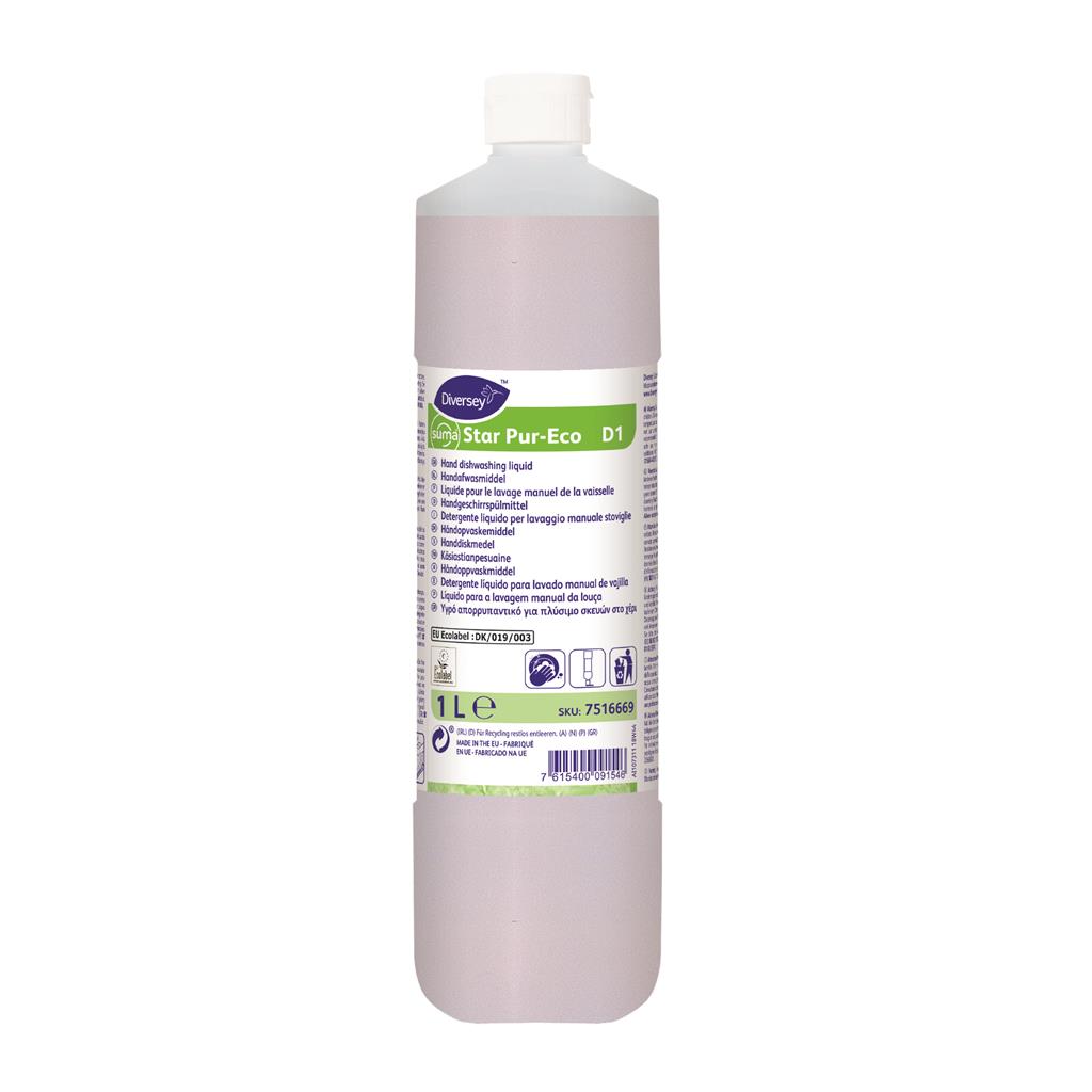 Diversey Suma Star Pur-Eco D1 Handafwasmiddel doos 6x1ltr