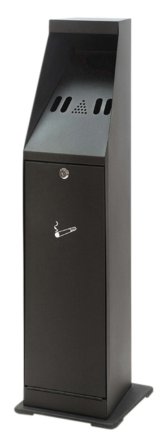 Asbak staand Vepa Bins zuil vrijstaand zwart 31043774 Asbak staand Vepa Bins zuil vrijstaand zwart 31043774