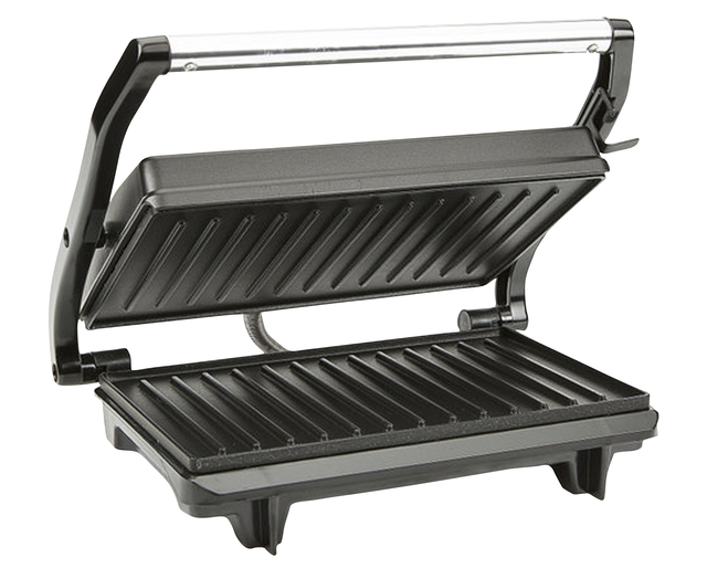 kontaktgrill, panini pers, rvs, non-stick, koolvlak