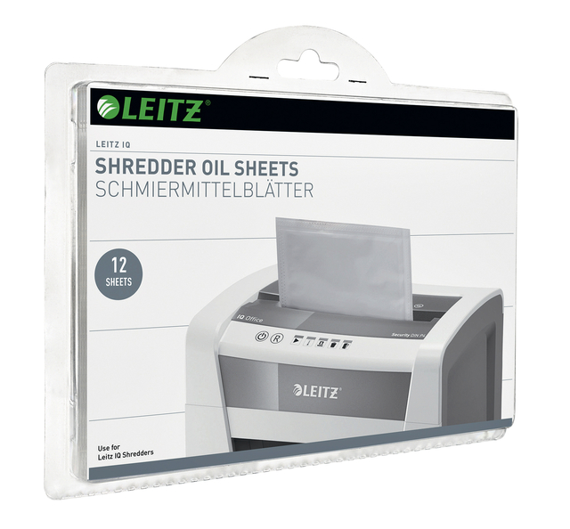 Olie voor papiervernietiger sheet Leitz IQ 12vel Olie voor papiervernietiger sheet Leitz IQ 12vel