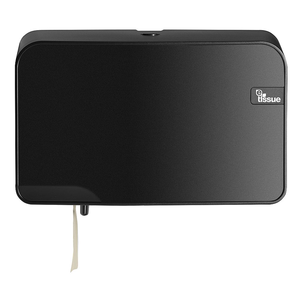 E-Tissue Duo Toiletrolhouder Black Quartz