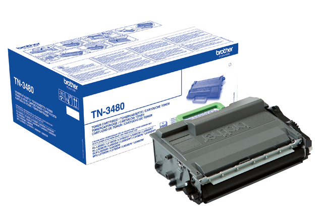 Toner Brother TN-3480 zwart Toner Brother TN-3480 zwart
