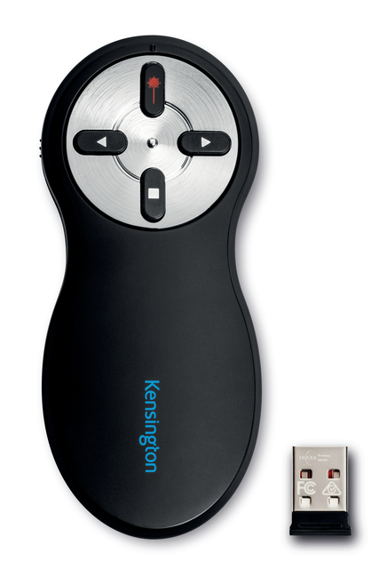 Draadloze muis, Zwart, Trackball, Richtingsknoppen, USB-ontvanger