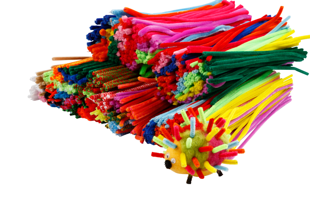 Chenilledraad Creativ Company 30cm dikte 4, 6, 9mm 700 stuks assorti