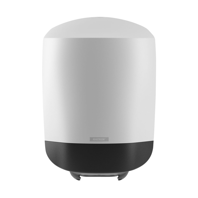 Poetspapierdispenser Katrin medium wit 82216 Poetspapierdispenser Katrin medium wit 82216