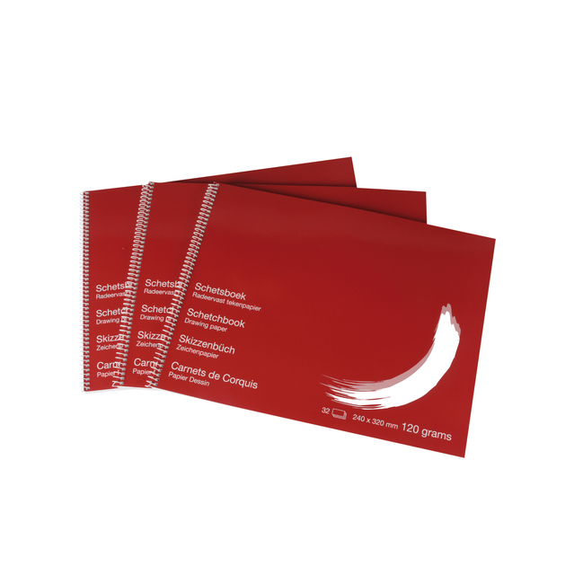 Schetsboek Papyrus 240x320mm 120gr 32 vel