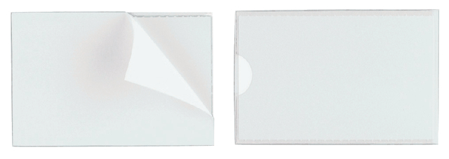Etikethouder Durable pocketfix 75x18mm zelfklevend 10 stuks