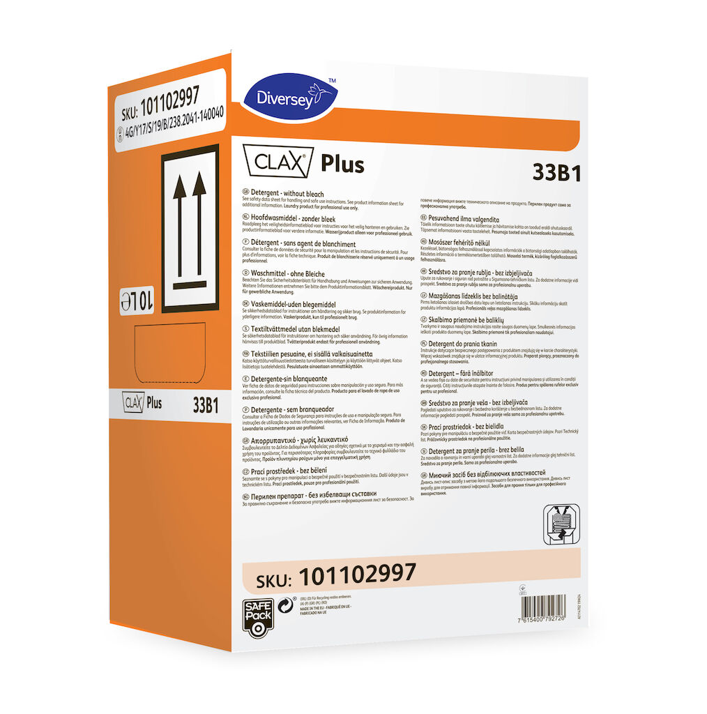 Diversey Clax Plus 33B1 10ltr Wasmiddel per stuk