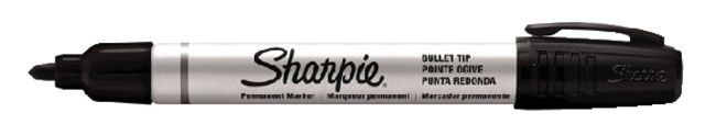 Viltstift Sharpie rond Pro 1.5-3mm zwart Viltstift Sharpie rond Pro 1.5-3mm zwart
