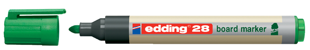 Whiteboardmarker edding 28 EcoLine rond 1.5-3mm groen Whiteboardmarker edding 28 EcoLine rond 1.5-3mm groen