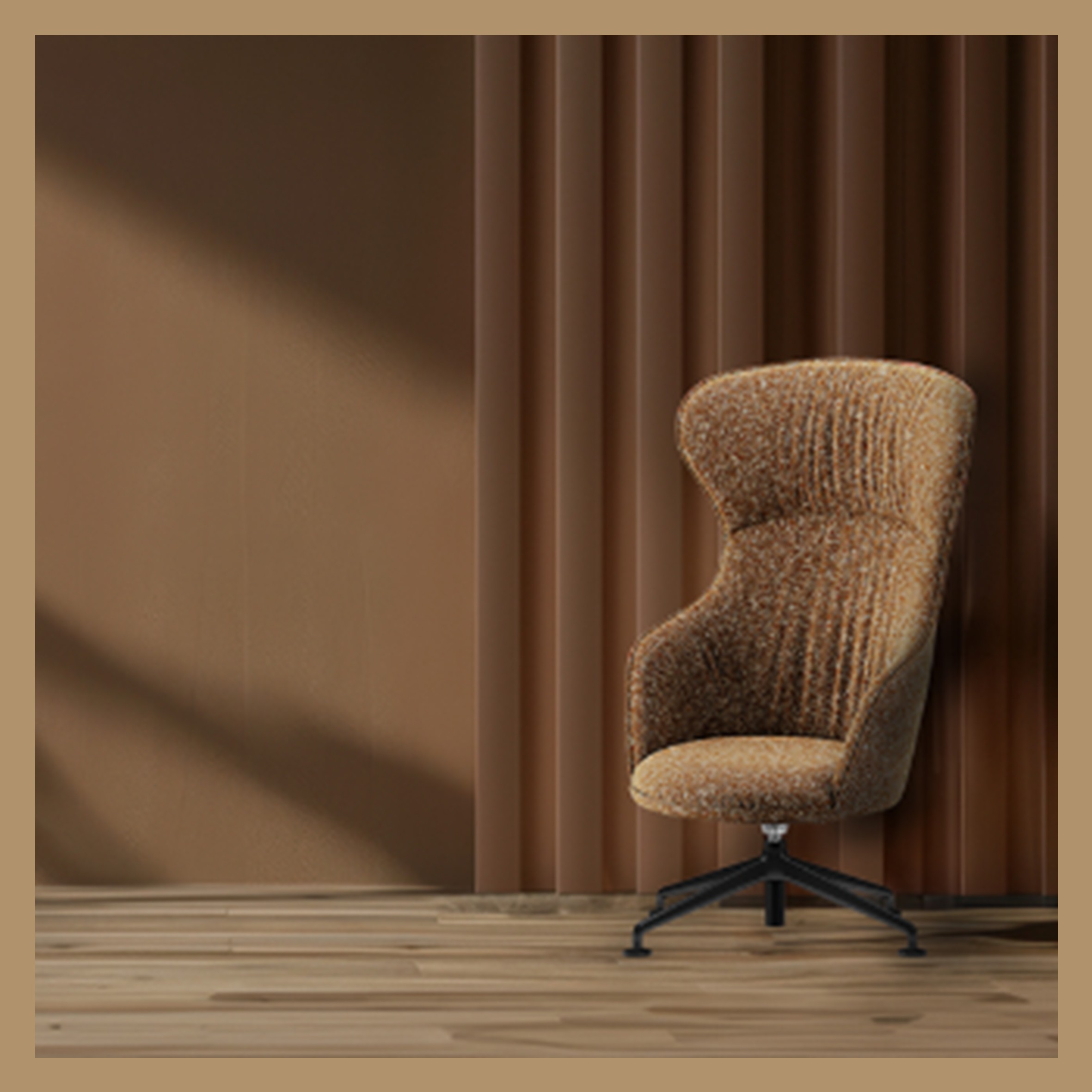 Mocha Mousse: De trendkleur van 2025 ook in kantoorinrichting